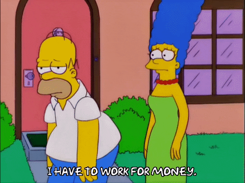 Homer Simpson prace